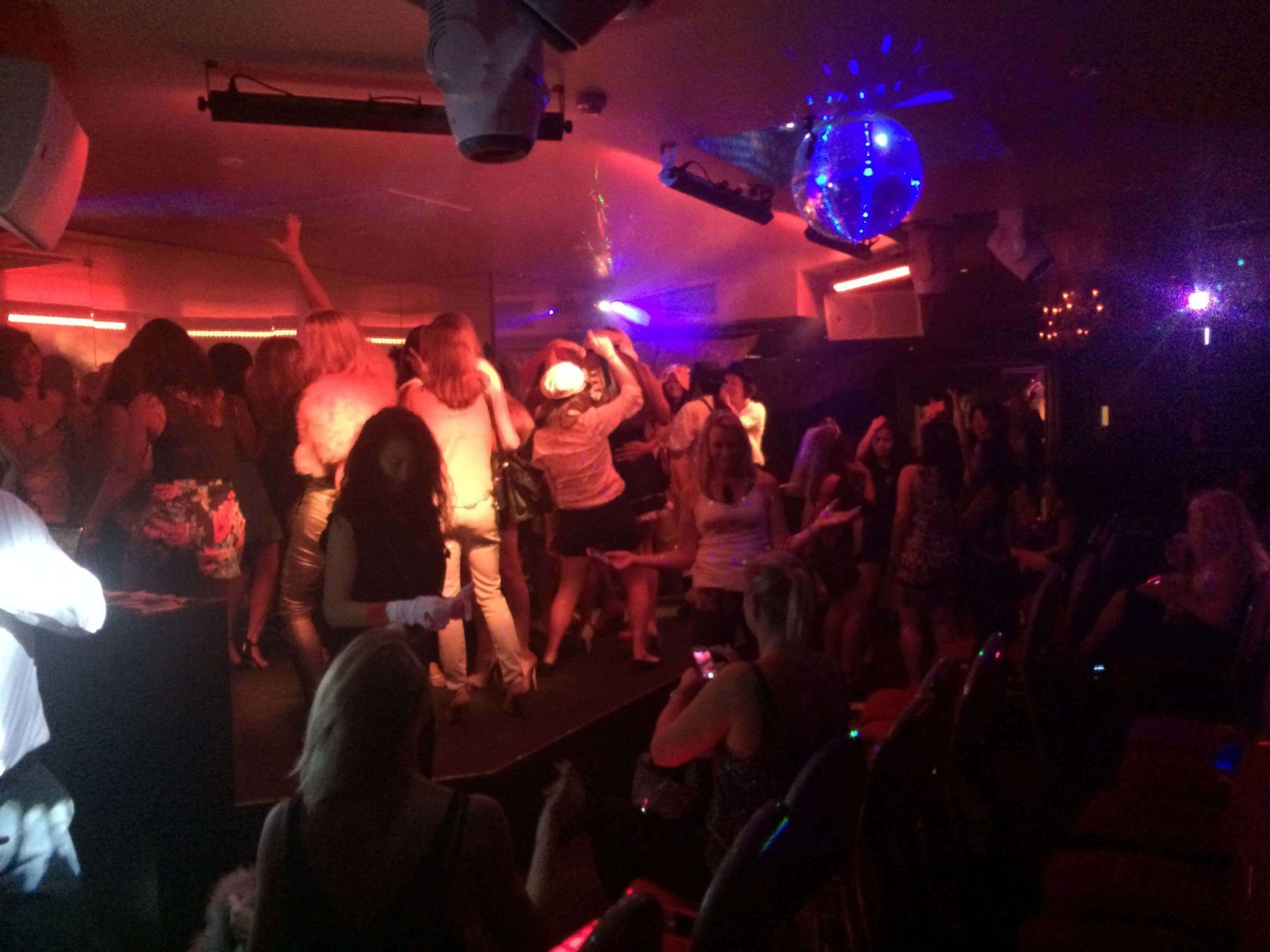 Sydney Hotshots male strippers on stage